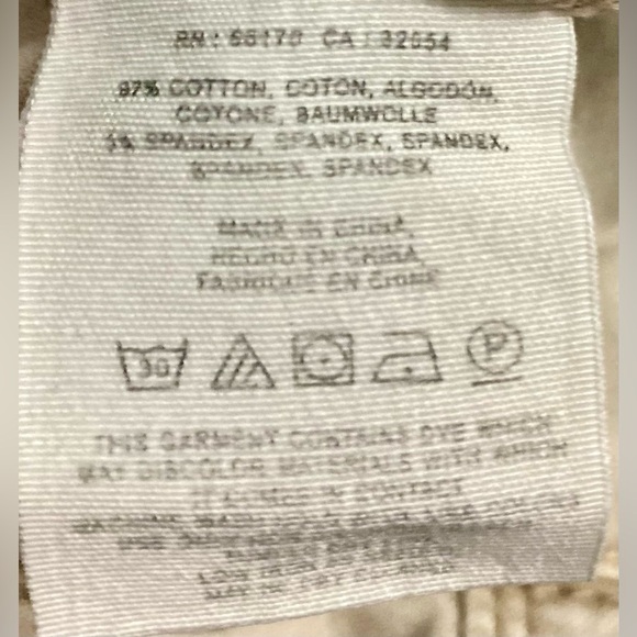 Anthropologie Pilcro Women’s Size 27 Beige Hyphen Fit Trousers - Picture 4 of 7